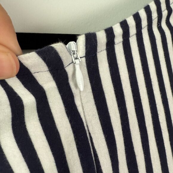 M.D.S Stripes 100% Cotton Amanda Jumper Navy Stripe Size 1/Small - Picture 7 of 12